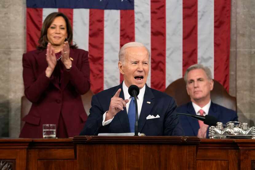 President Joe Biden delivers the State of the Union address to a joint session of Congress...