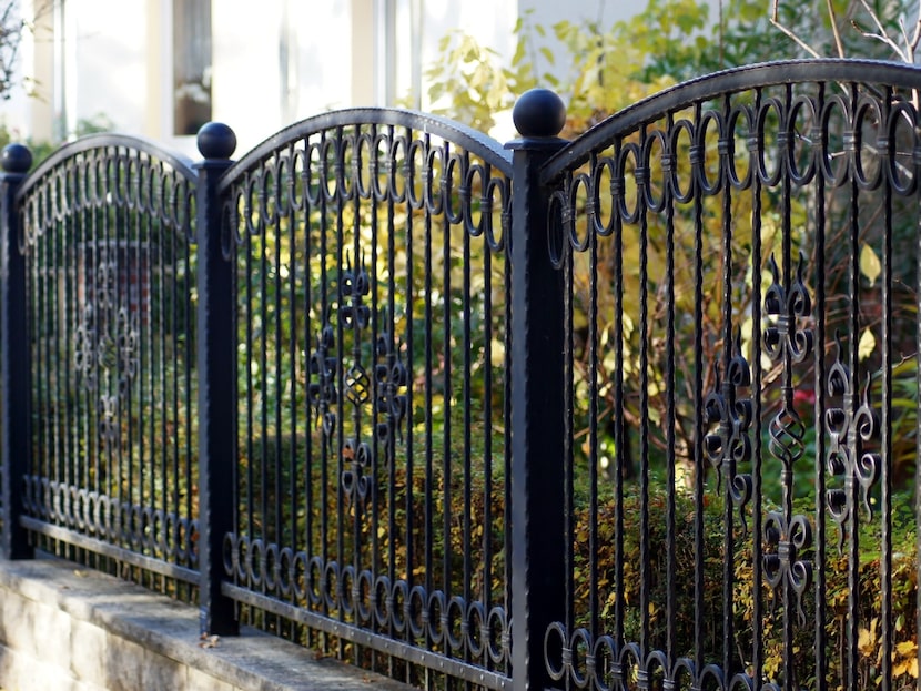 Iron fence