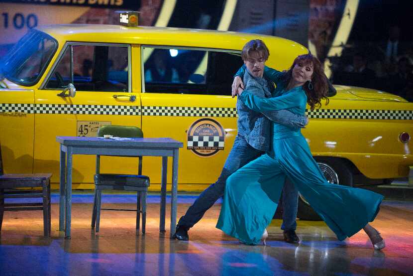 Derek Hough and Marilu Henner try 'Taxi' on 'Dancing With the Stars' on Monday, Sept. 19, 2016.