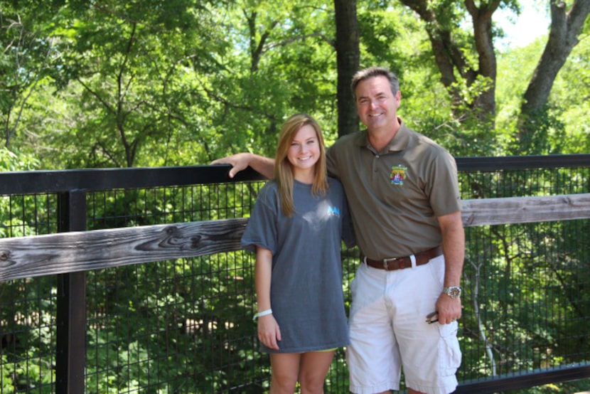 The Spring Creek Nature Area is the favorite park of Sarah Massey (left) daughter of Michael...