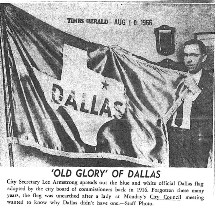 This was NOT the flag. Instead it came from SMU students in 1954.