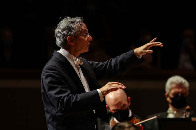 Music director Fabio Luisi conducts the Dallas Symphony Orchestra in the opening classical...