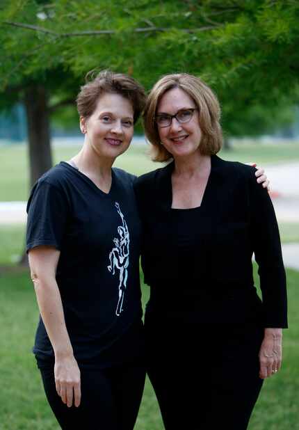 Elledanceworks co-founders and artistic directors Ronelle Eddings (left) and Michele Hanlon...