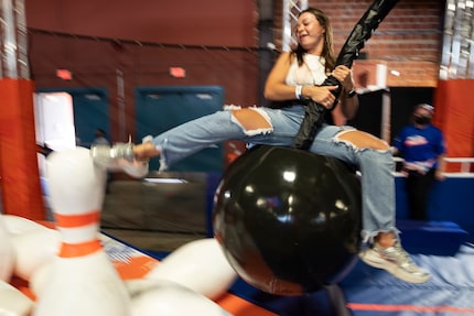 Nerf Challenge tiene lugar en el Centennial Hall de Fair Park, en Dallas. 