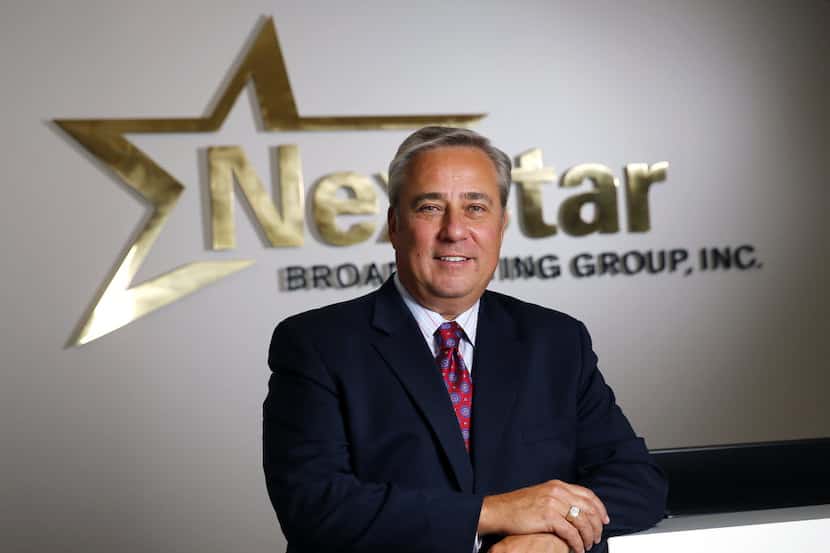 Perry Sook, CEO of Nexstar, is pictured in its Irving offices in 2016.