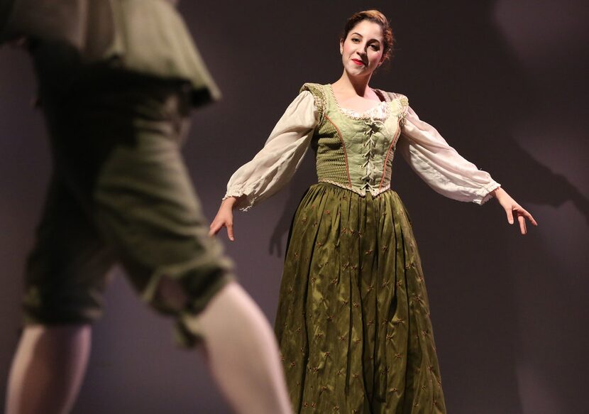 Hailey von Schelehenried rehearses for an Orchestra of New Spain show in February.