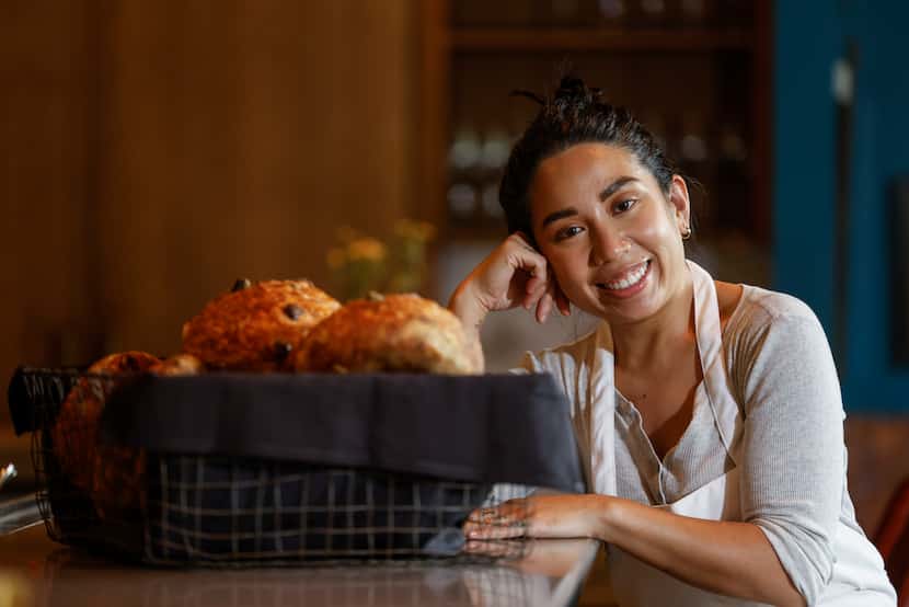 Karen Montero is the new breadmaker at Lucia.