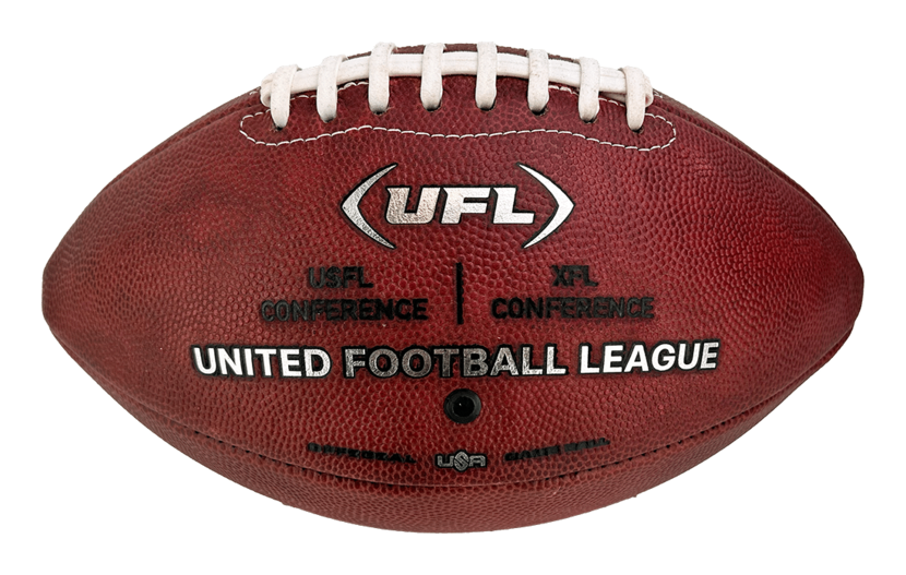 Game ball for the United Football League (UFL) (Side 2)