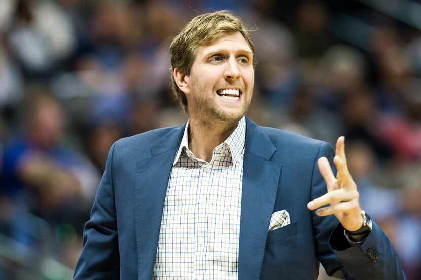 Mavericks forward Dirk Nowitzki likely will turn in his sports coat for shorts and a jersey...