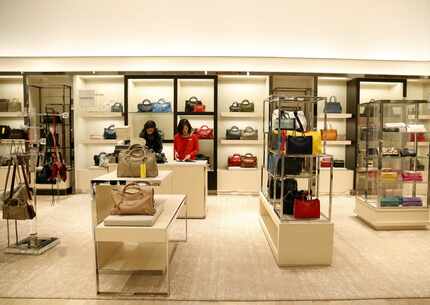 The handbag department at Neiman Marcus in downtown Dallas on April 12, 2016. (Rose Baca/The...