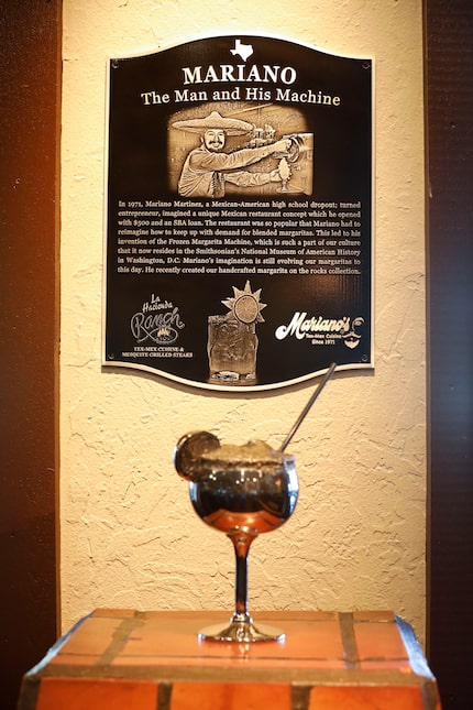 A monument to the frozen margarita at Mariano's Hacienda in Dallas.