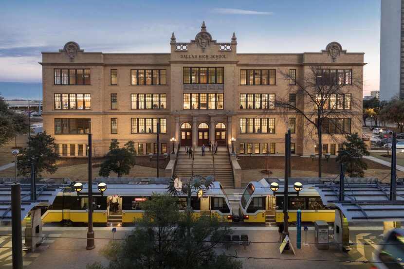 The more than century old Dallas High School was converted to offices.