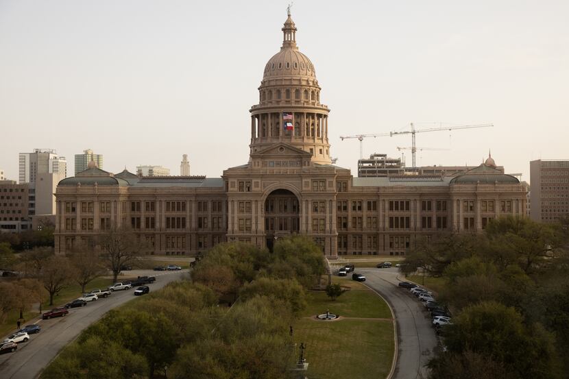 The Texas Capitol in Austin on Wednesday, March 17, 2021. (Juan Figueroa/ The Dallas Morning...