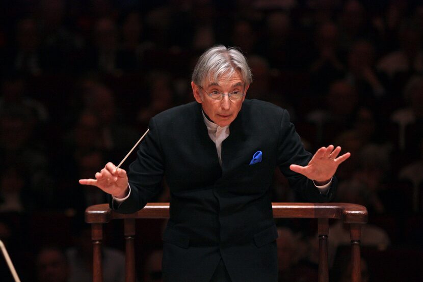 Michael Tilson Thomas leads the San Francisco Symphony at Carnegie Hall in New York.
