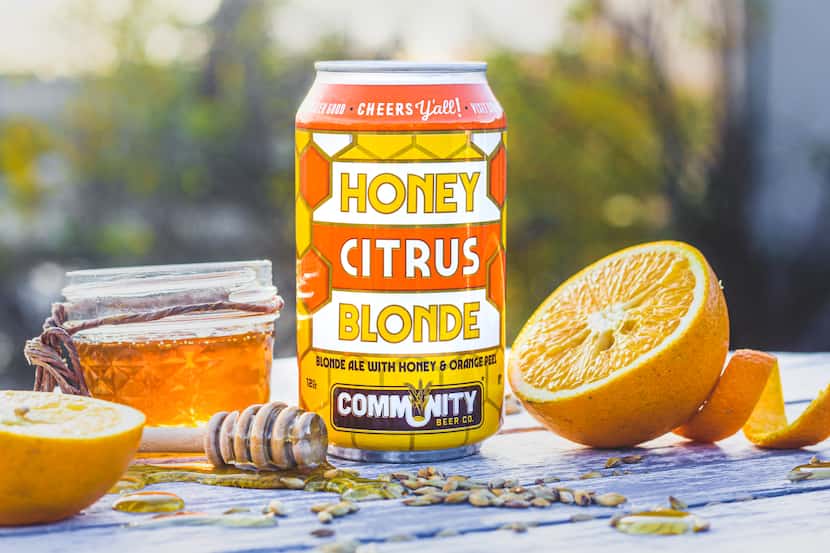 The new Honey Citrus Blonde from Community Beer Co.