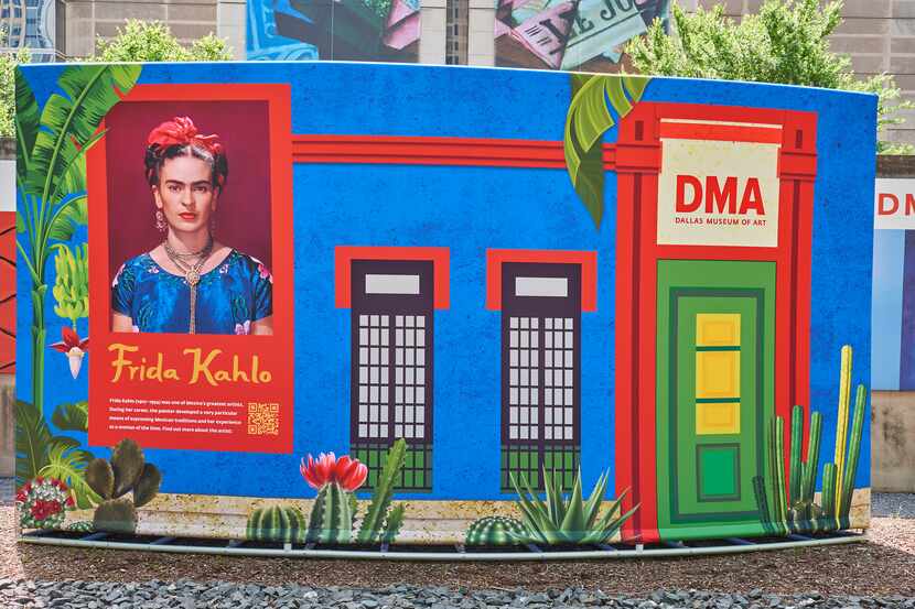A pop-up exhibit in Irving by the Dallas Museum of Art features Frida Kahlo.