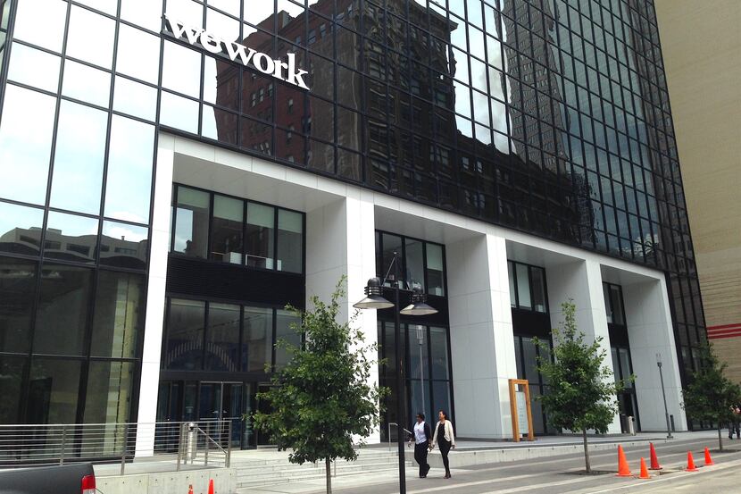 WeWork has more than a half million square feet of offices in the Dallas area, including in...