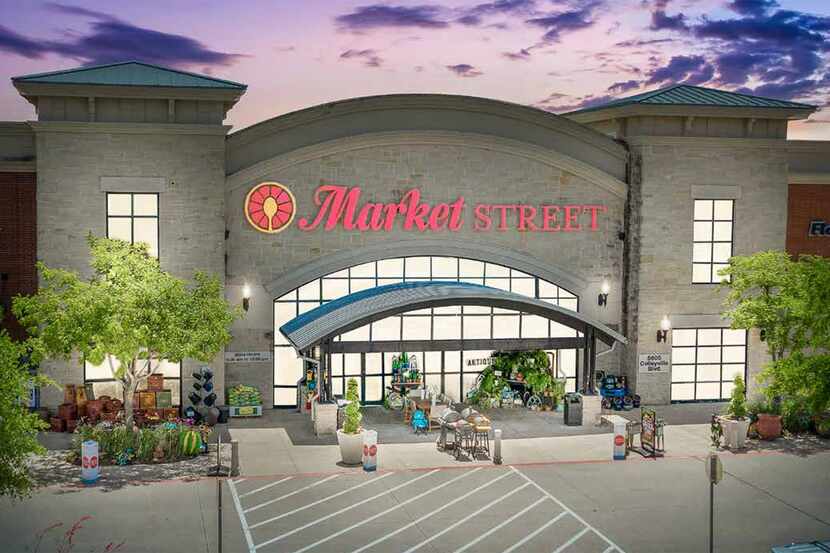 Town Center Colleyville is anchored by a Market Street grocery store.
