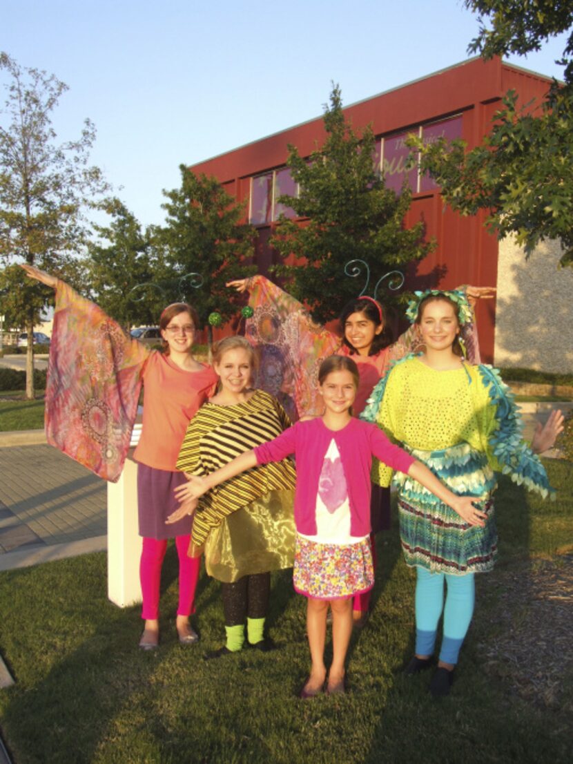 Clockwise from top left: Sarah DeFrancisco (Butterfly), Kendyl Mull (Bee), Atheena Frizzell...