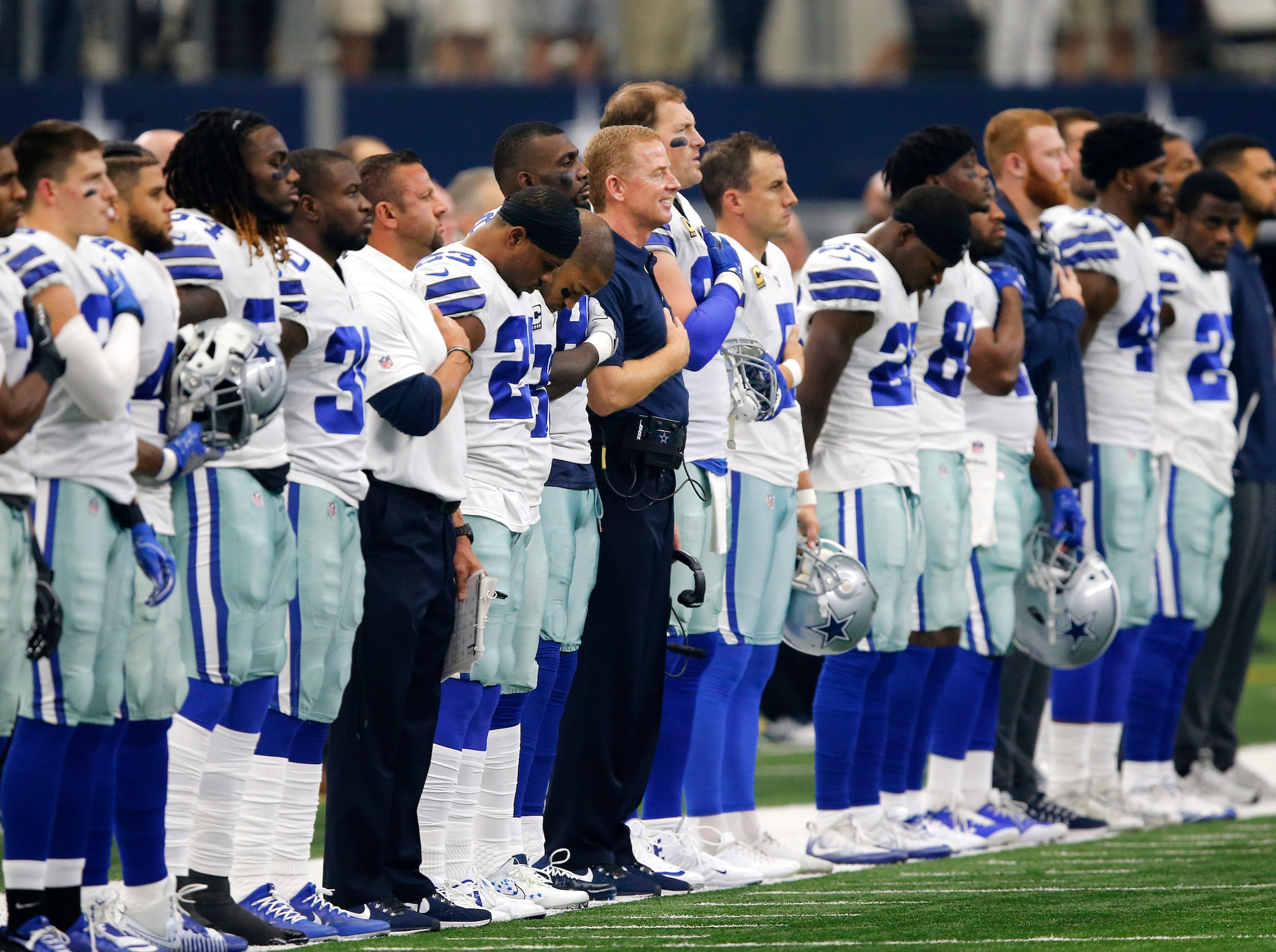 Cowboys QB Dak Prescott 'not at all' tempted to protest during national  anthem: Can't take freedom for granted