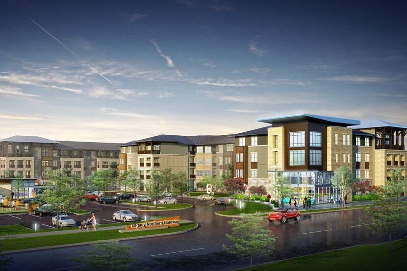 Legacy Partners' new Merit apartments are being built in I-35E in Lewisville.