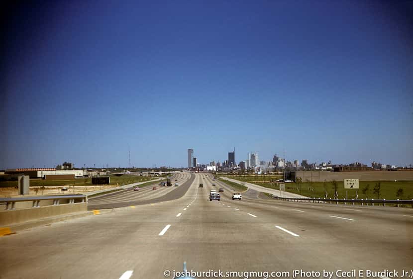  Driving into downtown Dallas in 1961