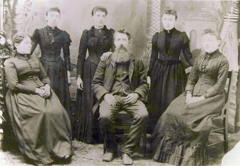 The Ingalls Family in 1894: Seated, from left: Caroline, Charles and Mary Ingalls. Standing:...