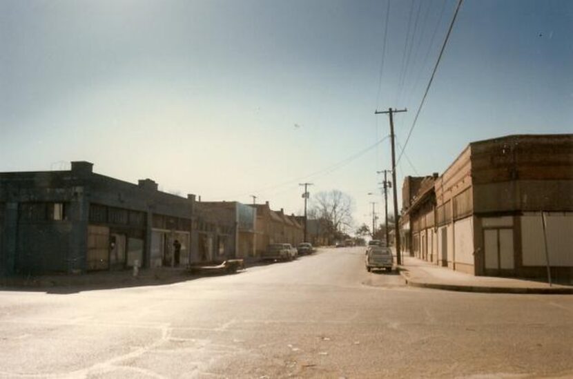 
Bishop Arts District was mostly vacant in the early 1980s.
