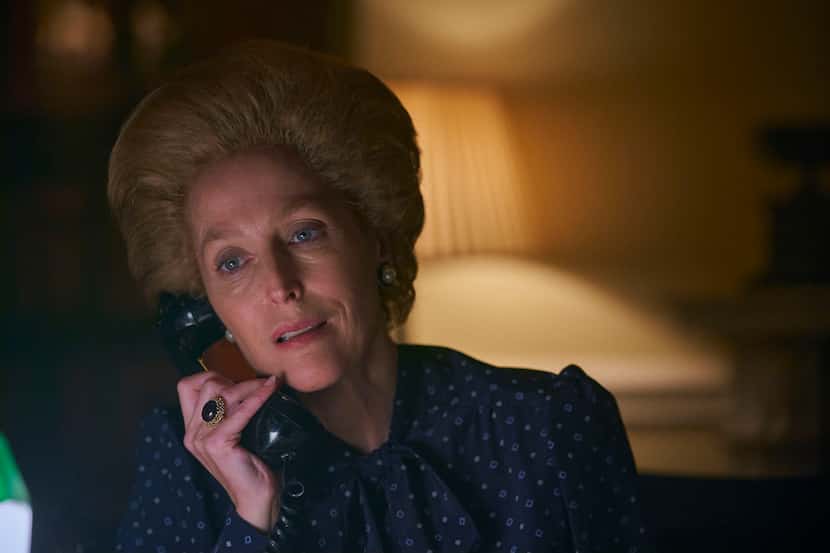Gillian Anderson stars as Margaret Thatcher in 'The Crown.'
