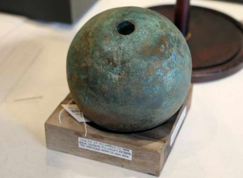 This cannonball, along with the rest of the collection, will eventually be a key component...