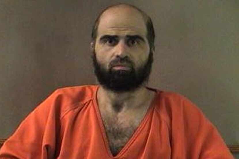 This undated file photo shows Nidal Hasan, the Army psychiatrist charged in the deadly 2009...