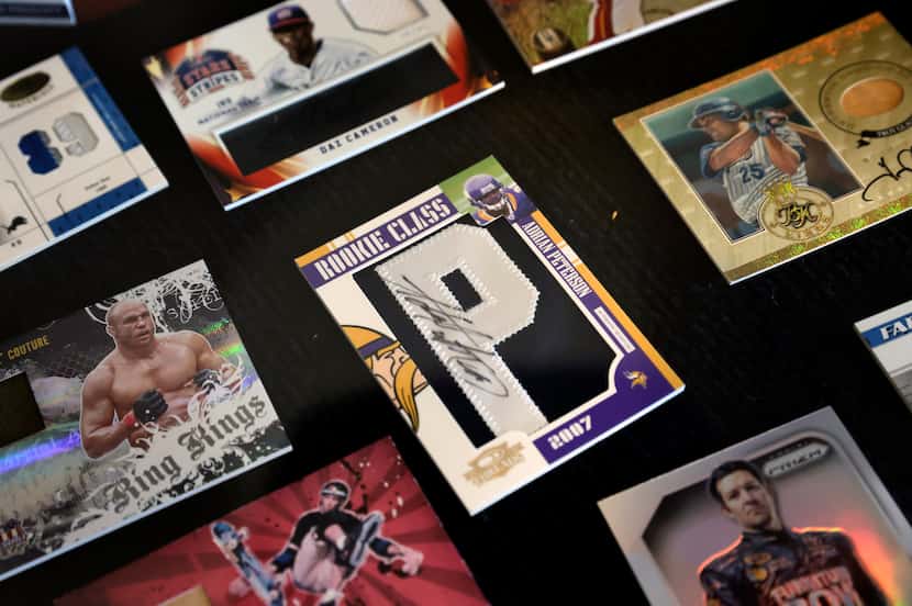 Panini America creates special collector cards that have pieces of memorabilia embedded in...