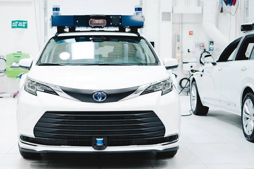 The Toyota S-AM, which stands for Sienna Autono-MaaS, is equipped with automated driving...