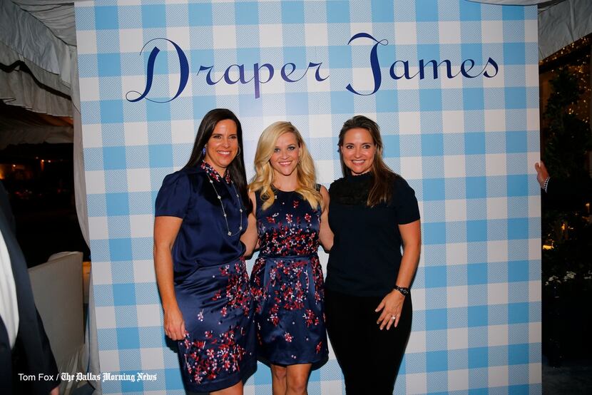 Oscar-winning actress Reese Witherspoon with Highland Park Village co-owners Heather...