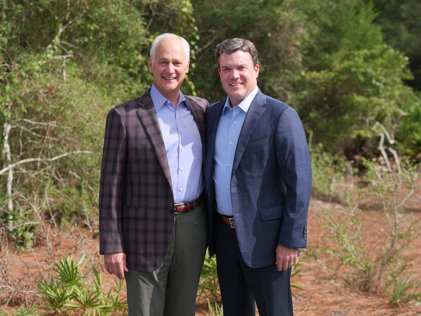 Michael Dardick, left, the founding partner and executive chairman of Granite Properties,...