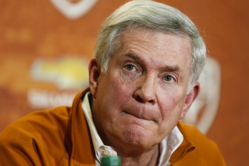Mack Brown announces that he is stepping down as head football coach at the University of...