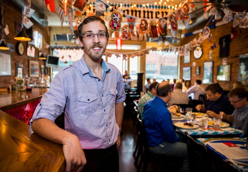 
Derek Fercher, employee at Jörg’s Cafe Vienna: The small German food restaurant on 15th...