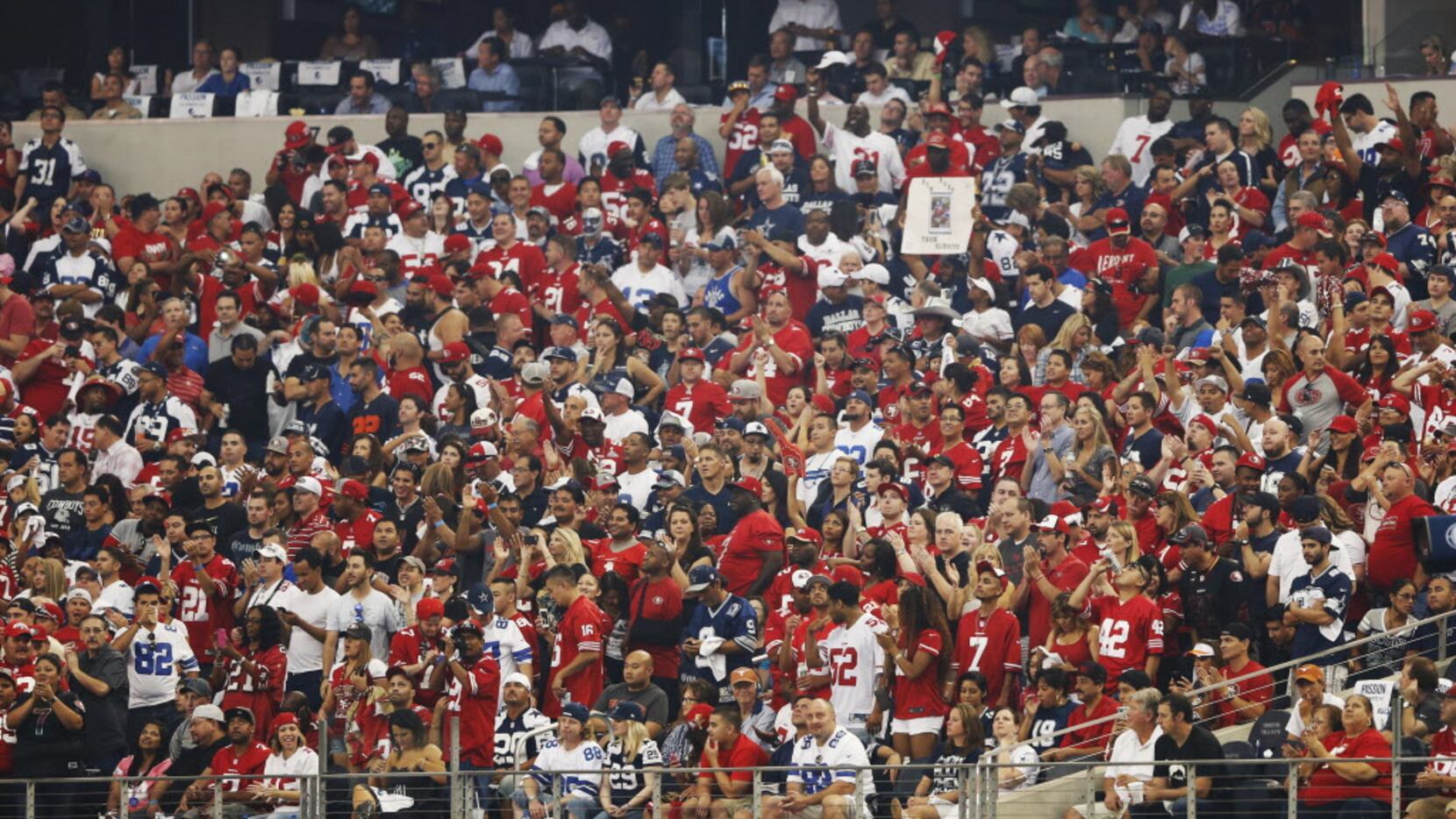 Sea of red? 49ers fans hoping to invade AT&T Stadium for Sunday's playoff  showdown