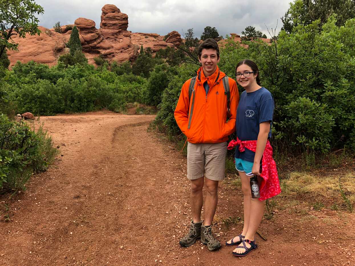 Cooper and Katie Damm at the Garden of the Gods