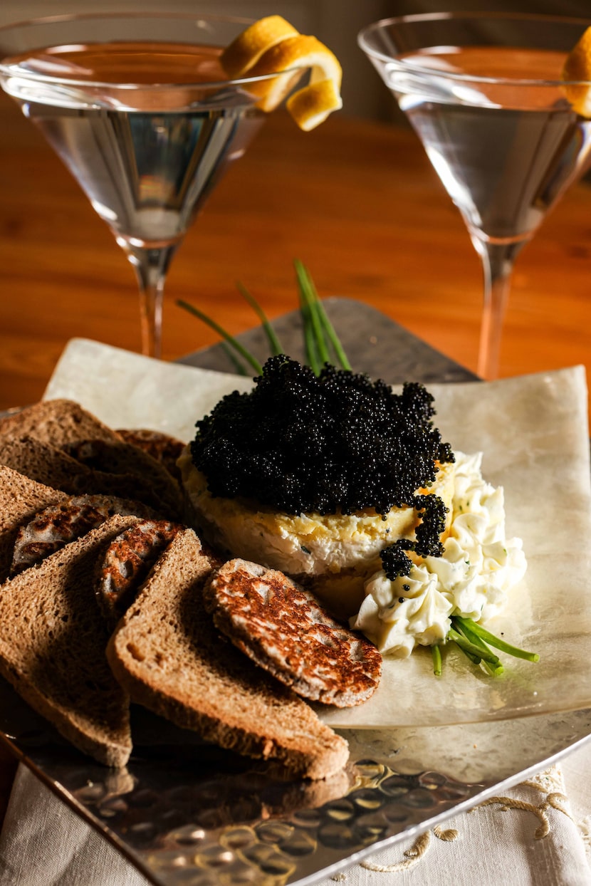 Caviar Appetizer with Toast Points