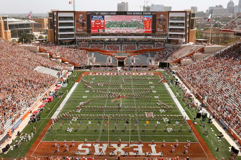 The south end zone expansion at DKR-Texas Memorial Stadium is complete with an upgraded...