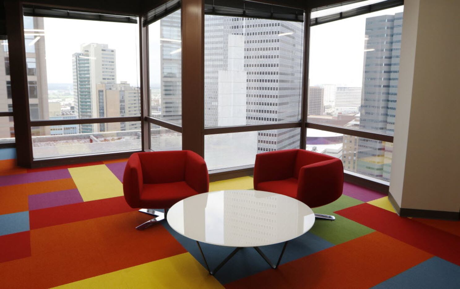 Health Wildcatters' new office is on the top floor of a  20-story building in downtown...