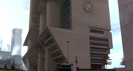Dallas City Hall as OCP HQ in 1987's Robocop