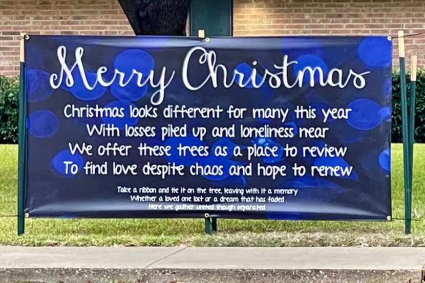 Irving First Church of the Nazarene is inviting visitors to hang ornaments or ribbons from...