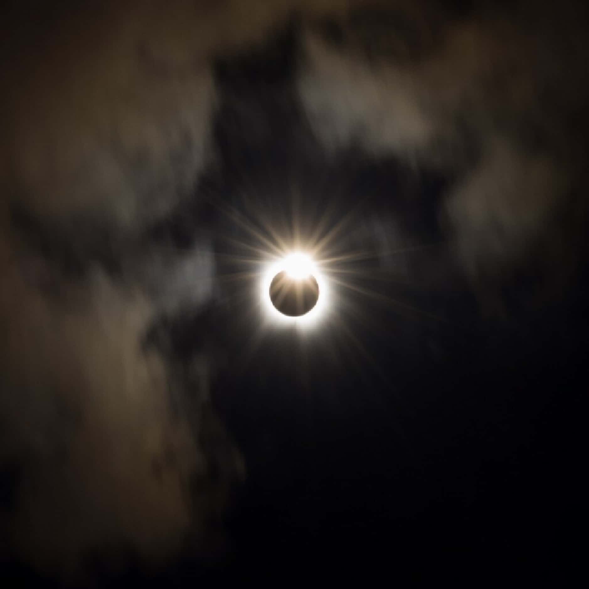 The solar eclipse is seen in Frisco, Texas. Provided by Lenny Glick