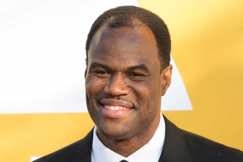 David Robinson arrives to the NBA Awards at Basketball City on June 26, 2017 in New York. /...