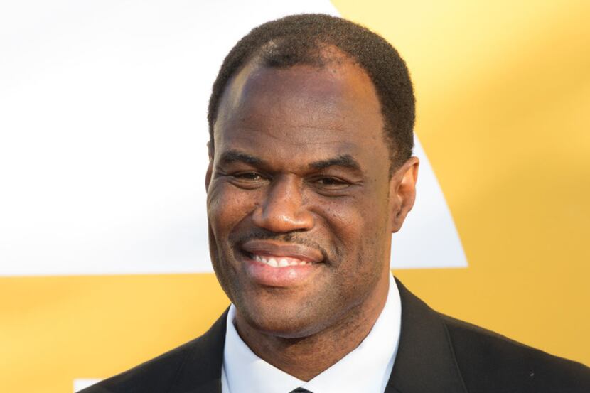 David Robinson arrives to the NBA Awards at Basketball City on June 26, 2017 in New York. /...