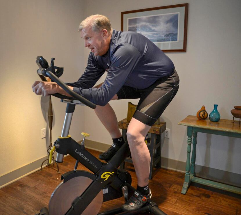 Dave Larson took up cycling to lose weight, then took another step and started working with...