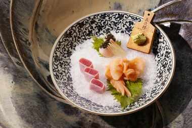 A sashimi platter at Tei-An