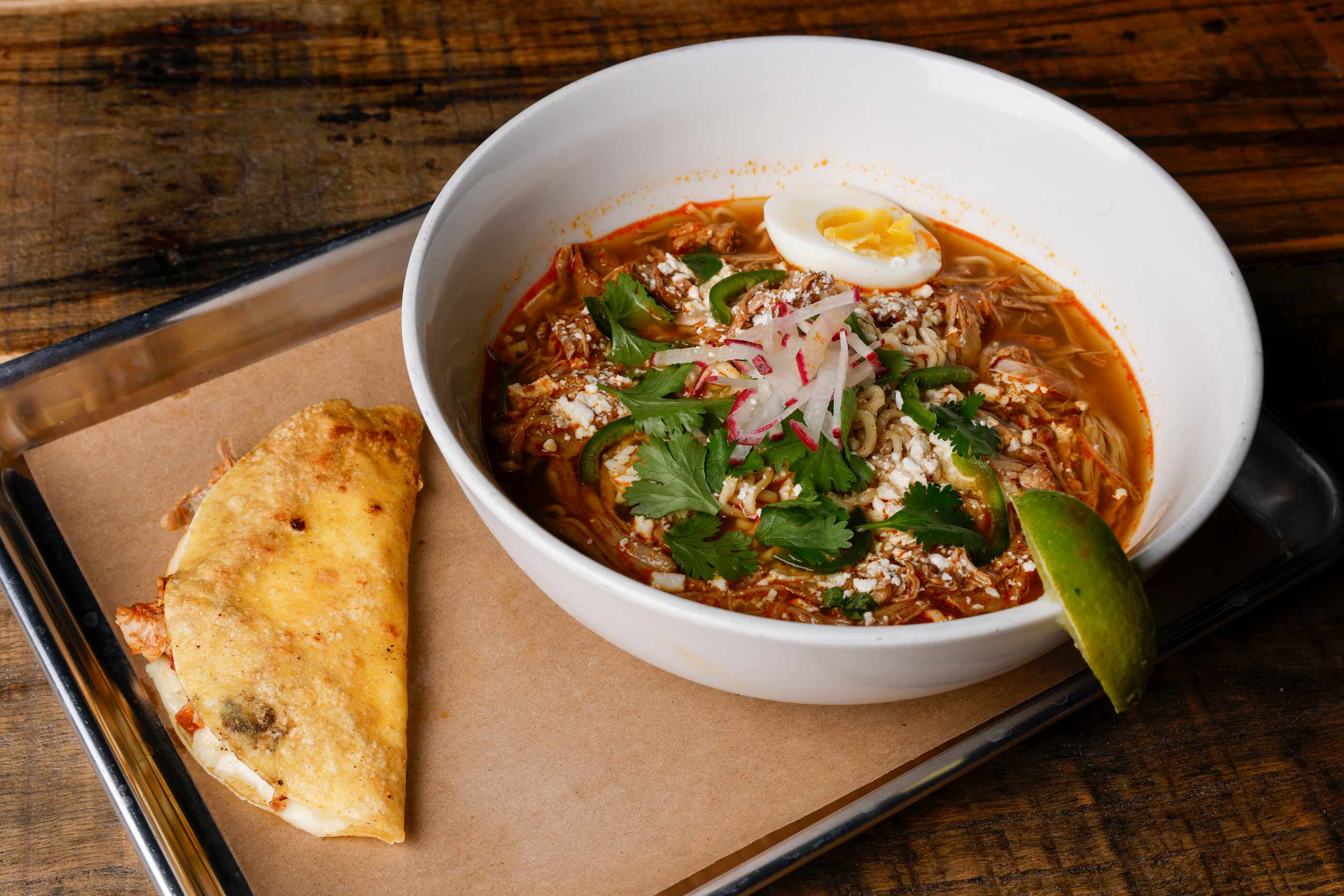 Birria ramen pictured at Henrys Majestic, Monday, Nov. 6, 2023, in Dallas.